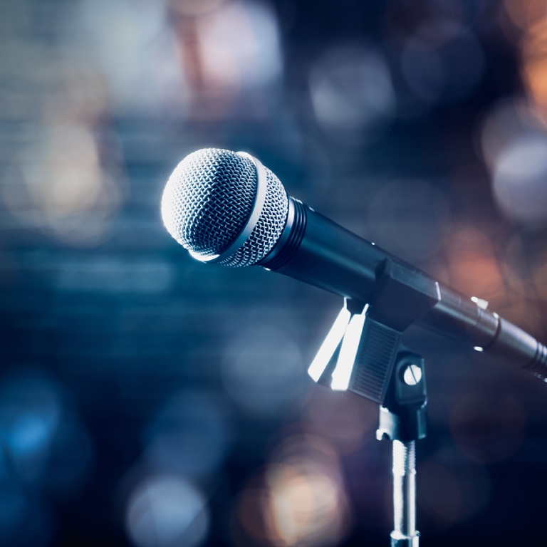 Microphone stage song
