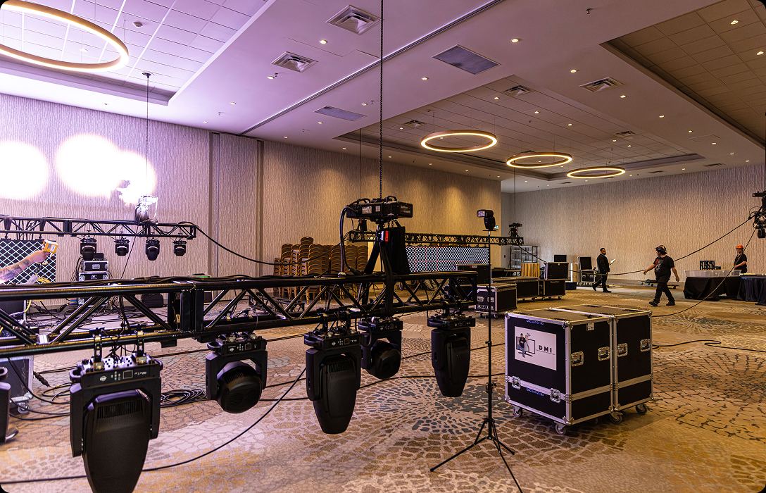 Sound check equipment sound